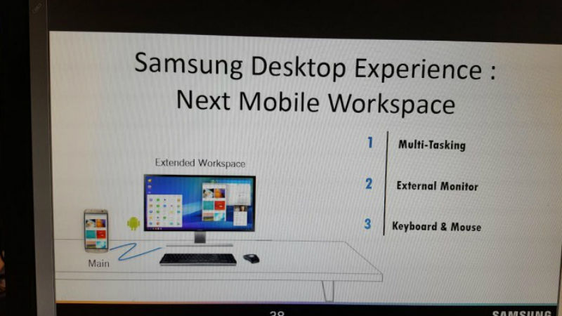 samsung galaxy s8 come with windows 10 like continuum feature