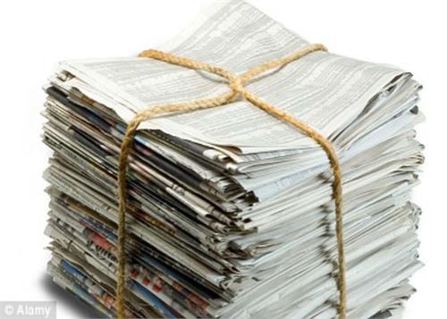 thus use old newspapers