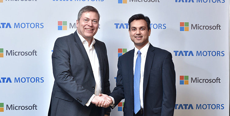 tata motors and microsoft india join hands for better connected experience for users
