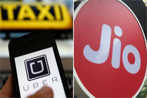 reliance jio tie up uber
