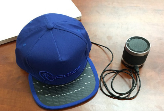 solsol s baseball cap can charge your phone using solar power
