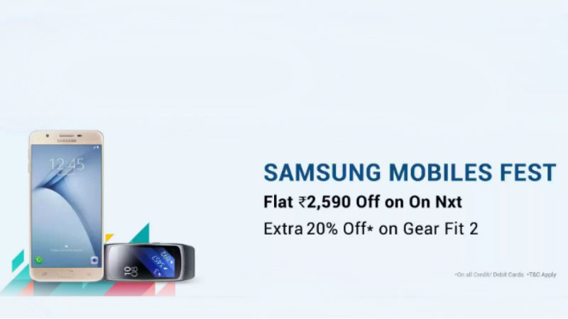 samsung mobile fest on flipkart