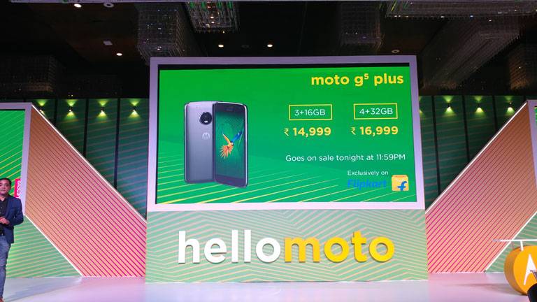 moto g5 plus launched in india