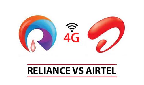 reliance jio files complaint against airtel s new ads on internet speed