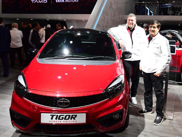 2017 geneva motor show tata showcased its new tigor