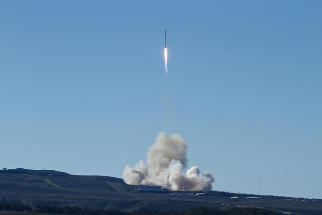 the first time the satellite left the rocket
