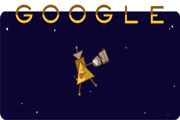 google doodle marks cassini spacecraft s  grand finale  of saturn mission