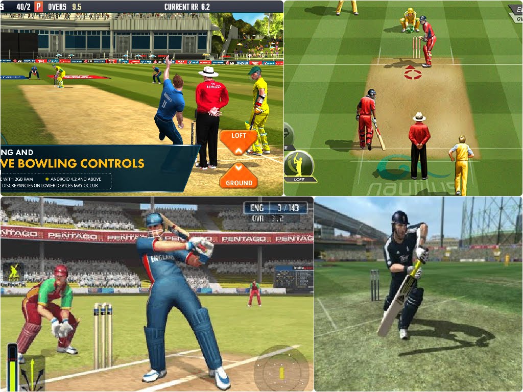 best free cricket games for android smartphones