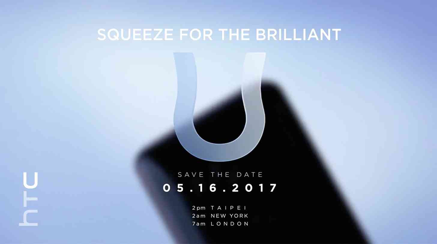 the htc u smartphone will launch on may 16