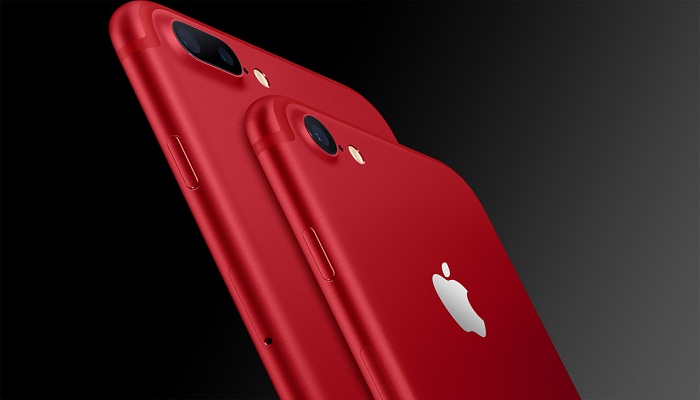 iphone 7 and iphone 7 plus is getting off on the red special editio