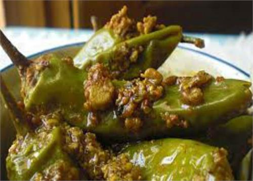 make it like marwari pickle of green chilli
