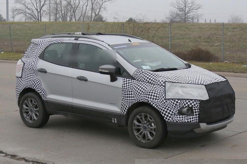 2017 ford ecosport facelift spied testing in india