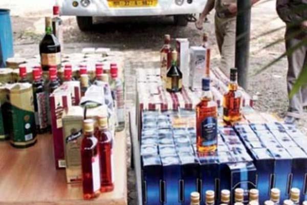54 bottles of alcohol recovered