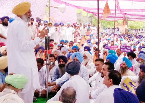 ਅਕਾਲੀ ਦਲ-ਭਾਜਪਾ ਵੱਲੋਂ ਕਾਂਗਰਸ ਸਰਕਾਰ ਖਿਲਾਫ ਰੋਸ ਧਰਨੇ