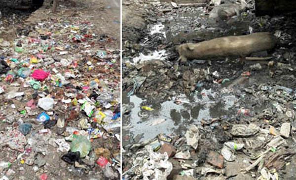 people suffer from the supply of contaminated water to the sewerage problem