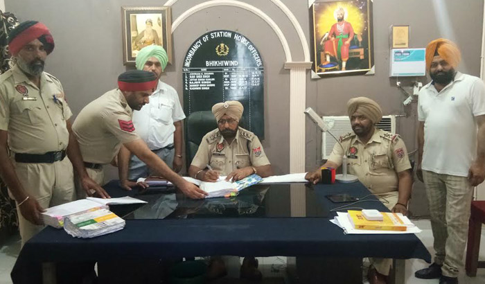 ਡੀ. ਐੱਸ. ਪੀ. ਨਾਗੋਕੇ ਨੇ ਕੀਤੀ ਥਾਣਾ ਭਿੱਖੀਵਿੰਡ ਦੀ ਚੈਕਿੰਗ