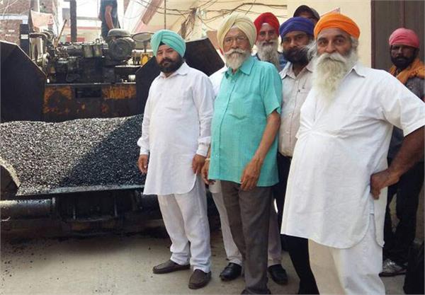 poor relief for people due to development work  paramjit sonu