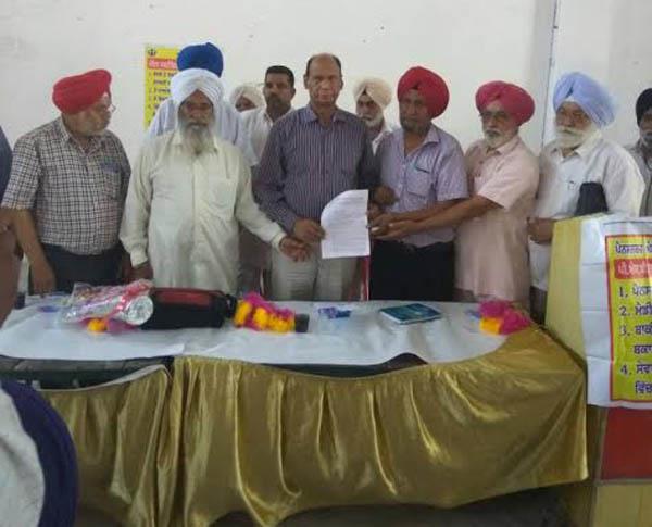 the pensioners association has submitted a memorandum to the legislator