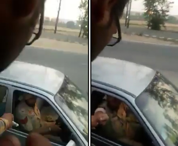 ਕੰਡਕਟਰ ਤੋਂ ਪੁਲਸ ਮੁਲਾਜ਼ਮ ਵਲੋਂ ਰਿਸ਼ਵਤ ਲੈਣ ਦੀ ਵੀਡੀਓ ਹੋਈ ਵਾਇਰਲ