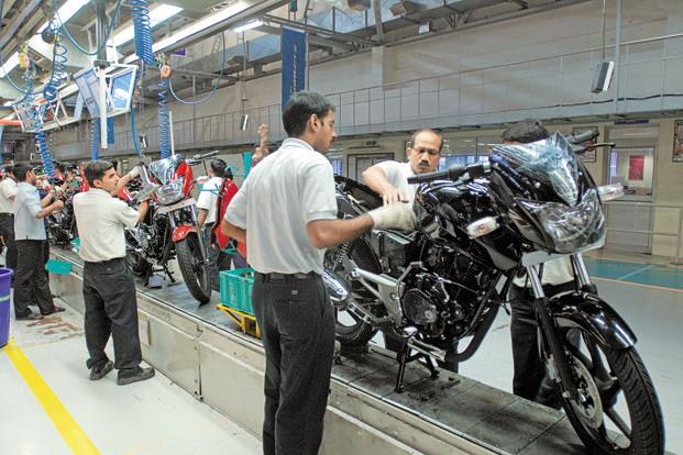 bajaj auto reports 10 per cent in sales in may 2017