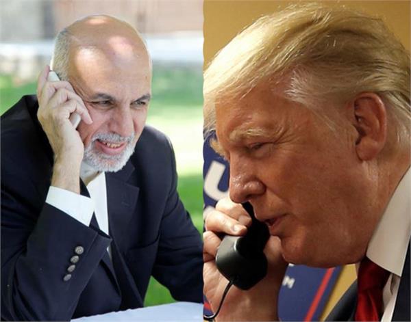 trump speaks with afghan president ashraf ghani  condemns kabul attack