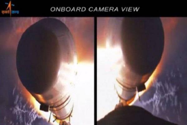 the powerful rocket of isro superb selfie sent from space