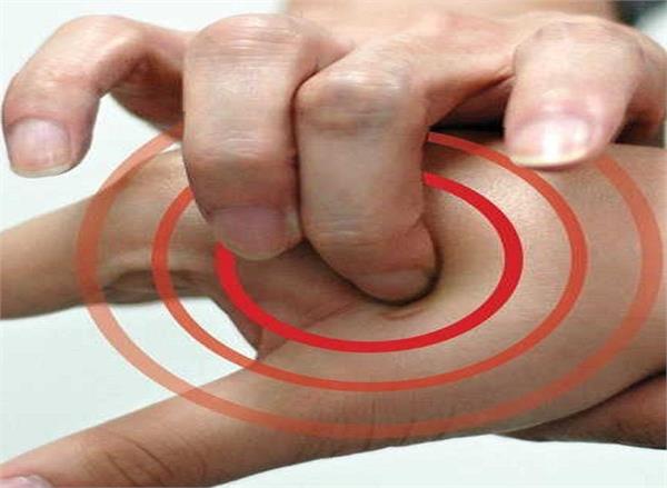 hands have been hidden in the treatment of pain