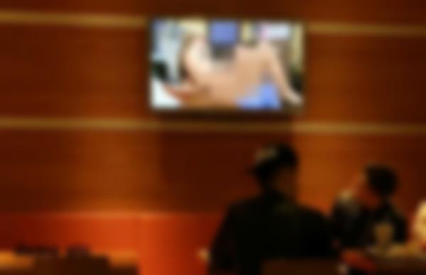 porn  film running in the training camp