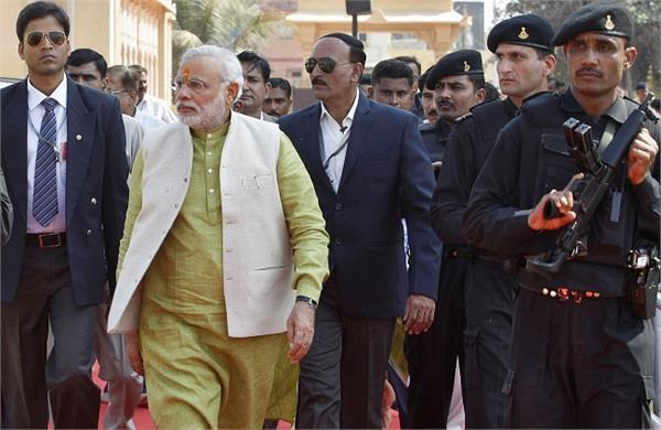 security of pm modi became stronger