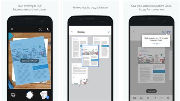 adobe scan app with text recognition launched for android and ios