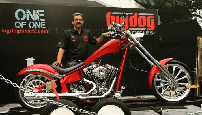 big dog motorcycles k9 red chopper 111 now in india