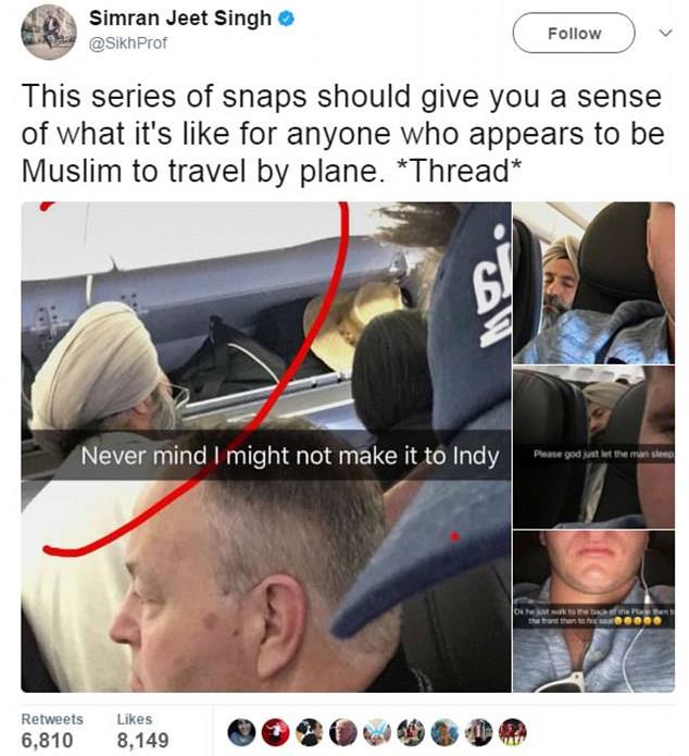 snapchat images taken of sikh man on airplane caused outrage on social media