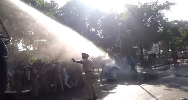 mandsaur farmers stir congress protest in chandigarh