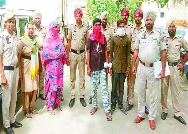 a woman with illicit liquor controlled