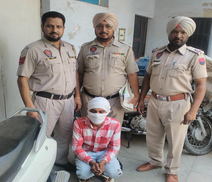 ਮੋਟਰਸਾਈਕਲ ਤੋਂ ਛਾਲ ਮਾਰ ਕੇ ਪੁਲਸ ਹਿਰਾਸਤ ''ਚੋਂ ਭੱਜਿਆ ਸੀ ਦੋਸ਼ੀ, ਹੁਣ ਚੜਿਆ ਅੜਿੱਕੇ