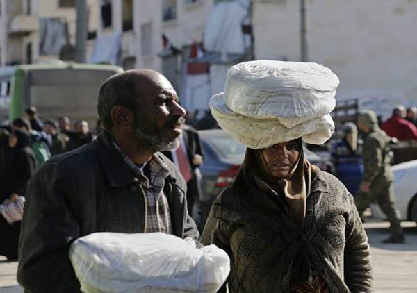 ਯੁੱਧਗ੍ਰਸਤ ਸੀਰੀਆ ''ਚ ਕਰੀਬ 5 ਲੱਖ ਲੋਕ ਆਪਣੇ ਘਰਾਂ ਨੂੰ ਪਰਤੇ