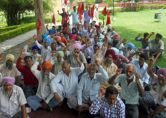 ਮੰਗਾਂ ਸਬੰਧੀ ਬਿਜਲੀ ਮੁਲਾਜ਼ਮਾਂ ਵੱਲੋਂ ਧਰਨਾ