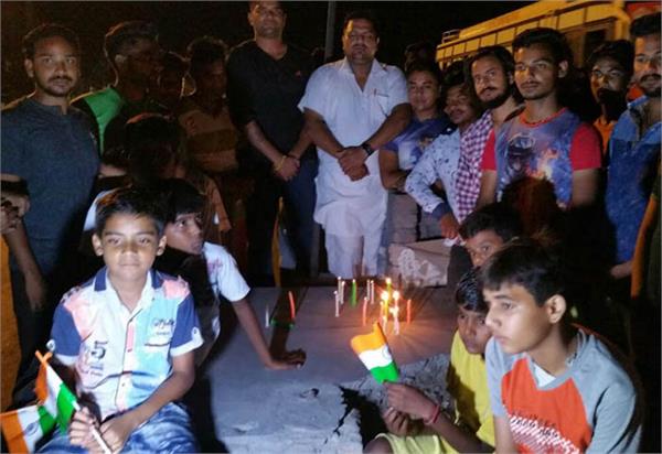 candel march in protest of the terrorist attacks