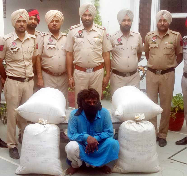 1 ਕੁਇੰਟਲ 20 ਕਿਲੋ ਭੁੱਕੀ ਸਣੇ ਇਕ ਕਾਬੂ