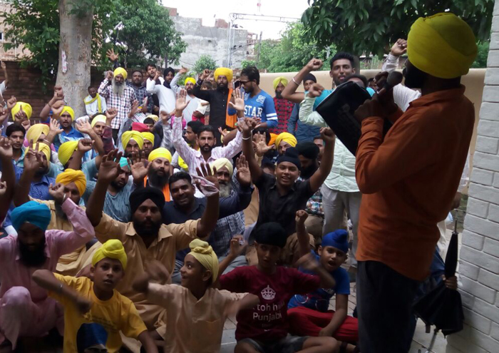 ਕੰਟਰੈਕਟ ਵਰਕਰਜ਼ ਯੂਨੀਅਨ ਵੱਲੋਂ ਰੋਸ ਮਾਰਚ