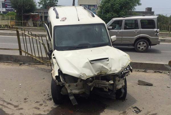 car damage in accident