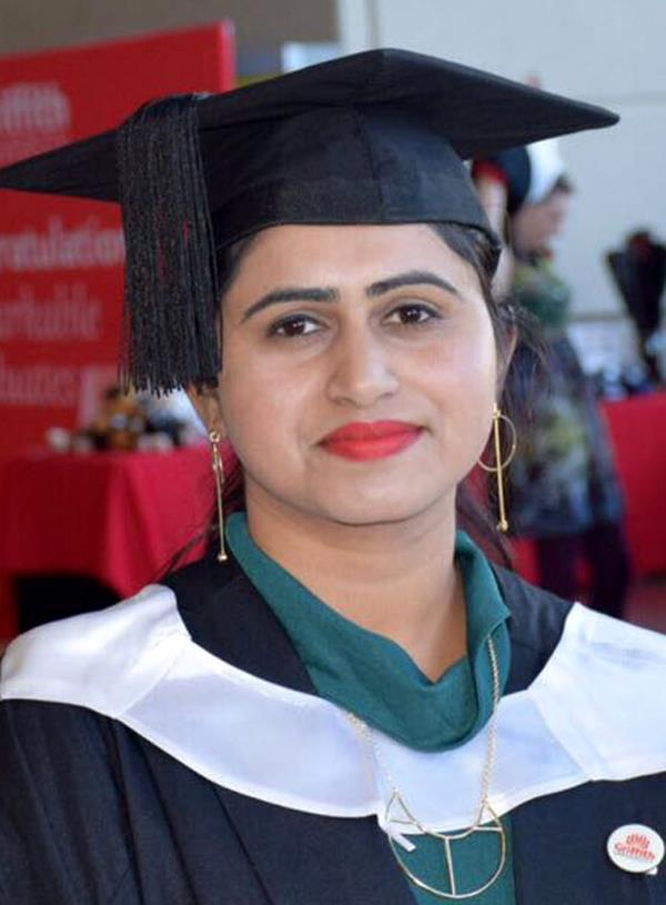 mandeep kaur got degree