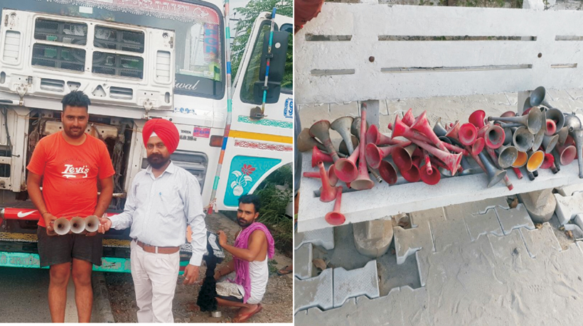 2000 ਬੱਸਾਂ ਤੋਂ ਪ੍ਰੈੱਸ਼ਰ ਹਾਰਨ ਉਤਰਵਾਏ