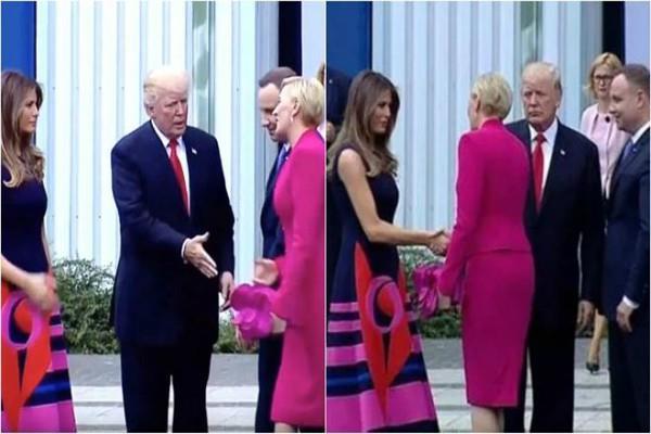 poland  first lady  trump  sharminda