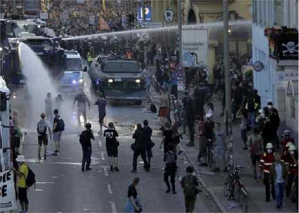 a recent clash in hamburg before the g20 summit