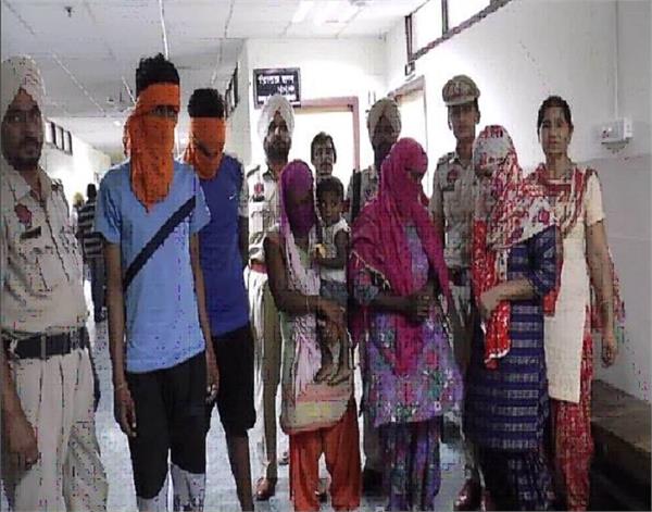 body decorated with orange ornaments