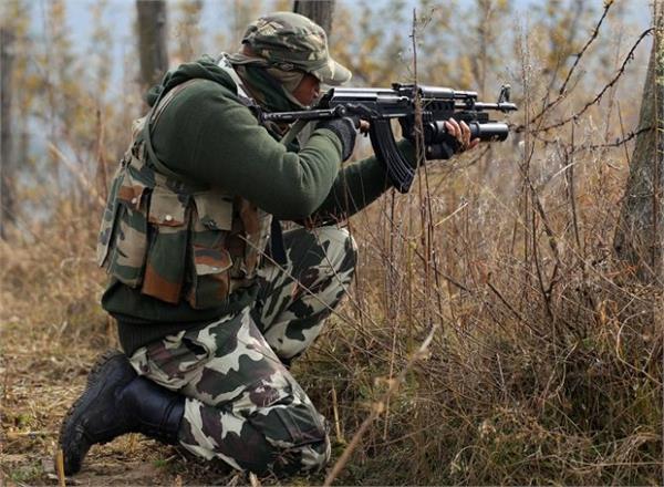 two army personnel shot in firing