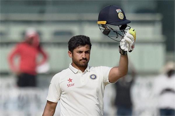 karun nair  test team