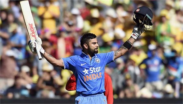 indian captain kohli topped one odi ranking