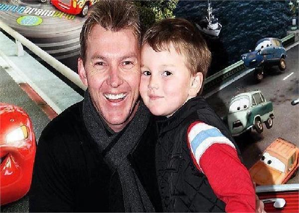 fan of brett lee  s son virat